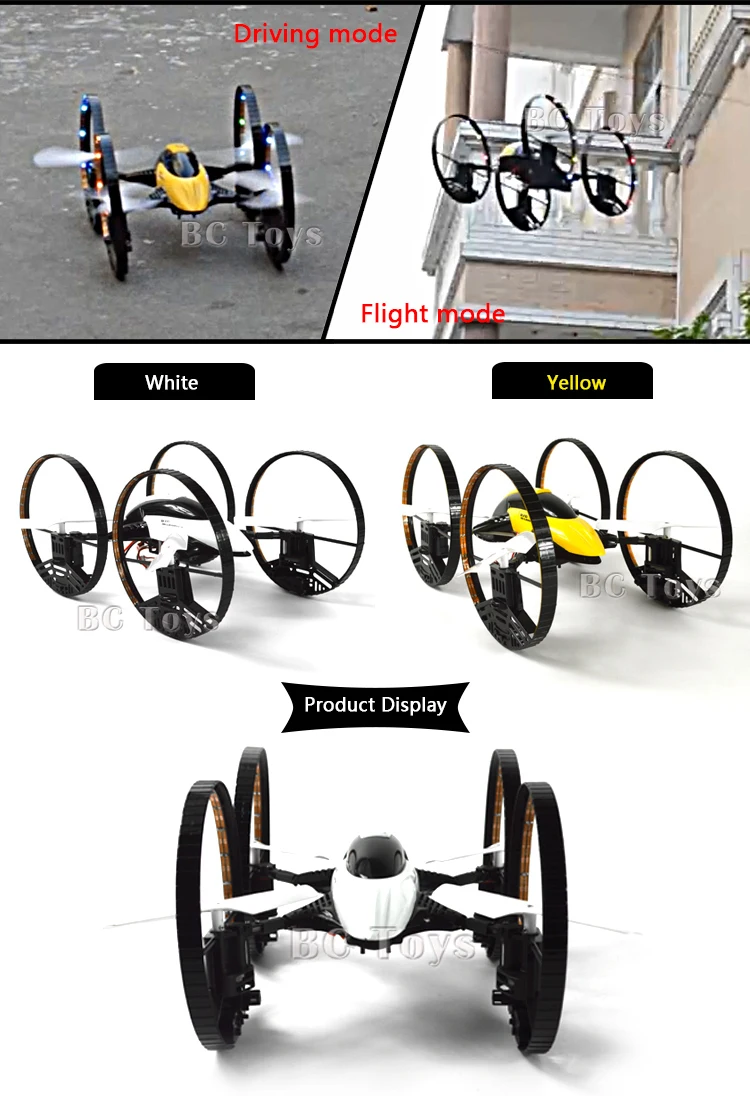 Top Selling 2.4g 4ch Drone Can Flying And Walking Toys Radio ...