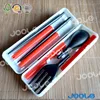 Portable plastic tableware set for travelling / return gift