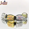 china professional manufacturer custom 18k gold plating and stainless steel usssa championship ring baseball
