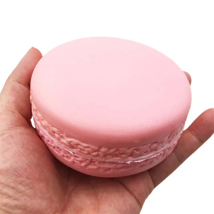 China Factory Supplier High Quality Soft Slow Rising Mini Cake Macaron Keychain Kids Squishy Toys With Good Smell
