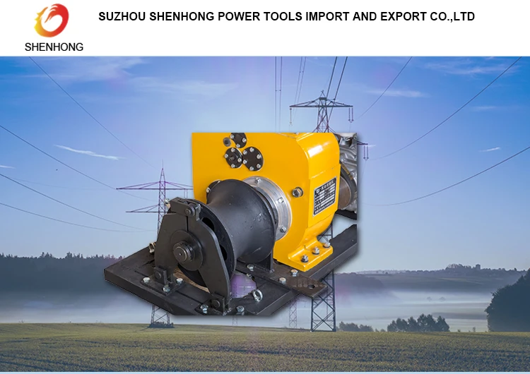 Hydraulic Motor Rope Pulley Hoist/wire Rope Pulling Electric Winch