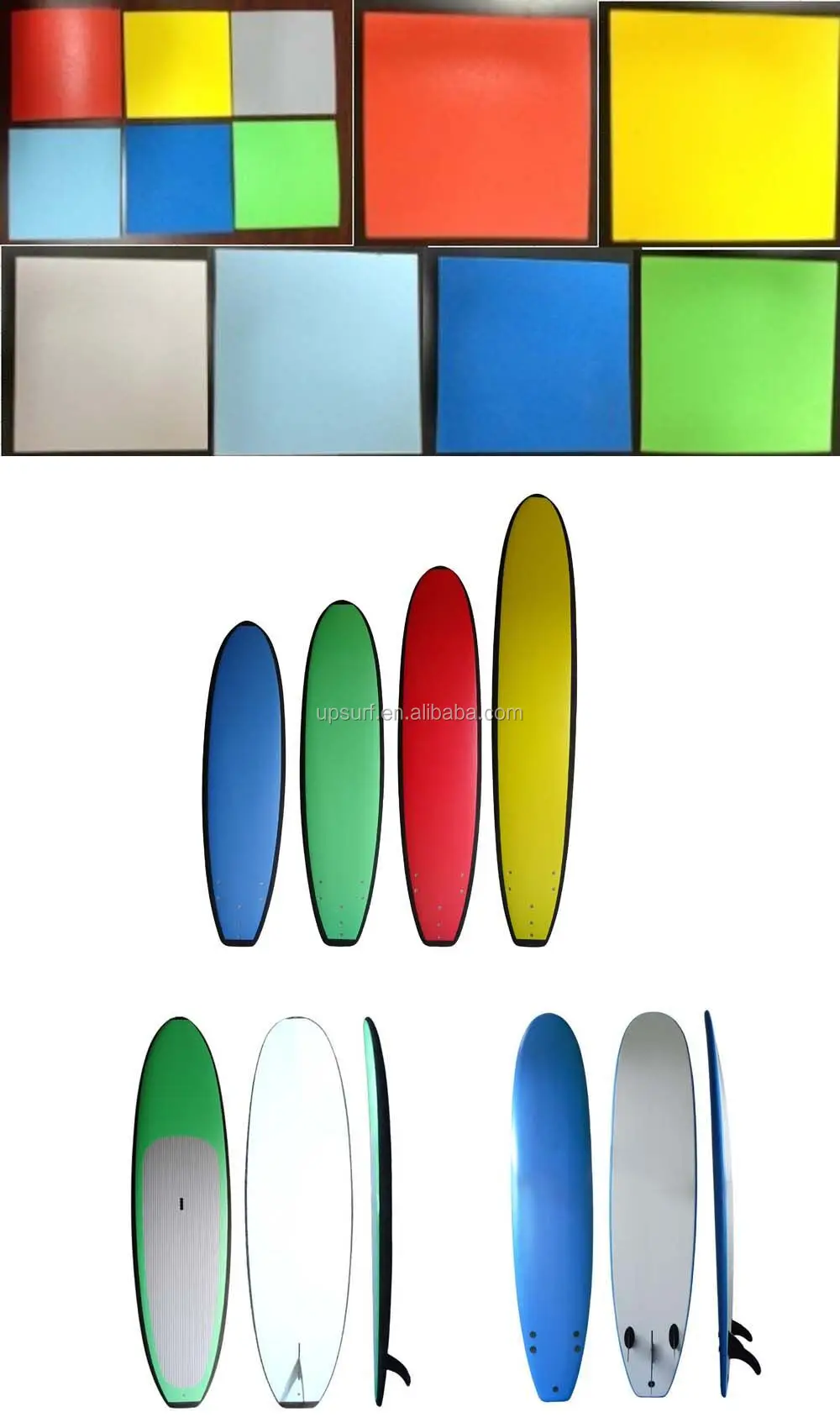Wholesale Soft Surf Board Eva Rail Softboard Surfboard With Surf Fins
