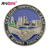 Factory Custom Design Your Own Metal Enamel Souvenir Coin