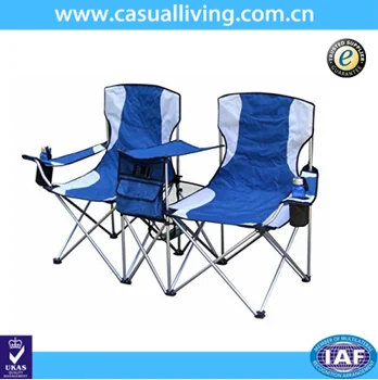 Outdoor 2 Person Seat Folding Beach Camping Chair With Tea Table Outdoor 2 Person Seat Folding Beach Camping Chair With Tea Table