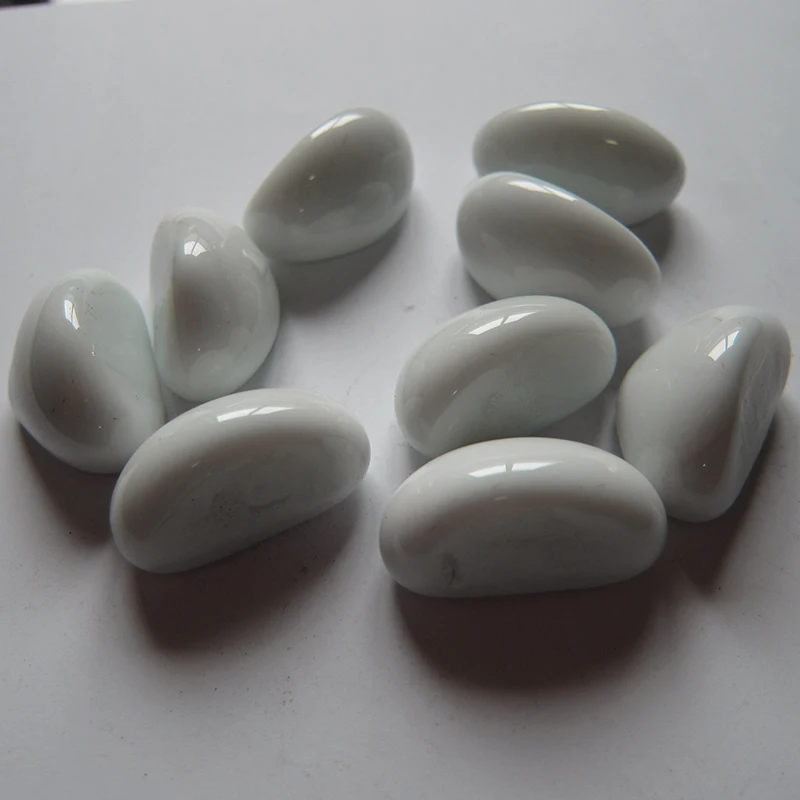 glass garden pebbles