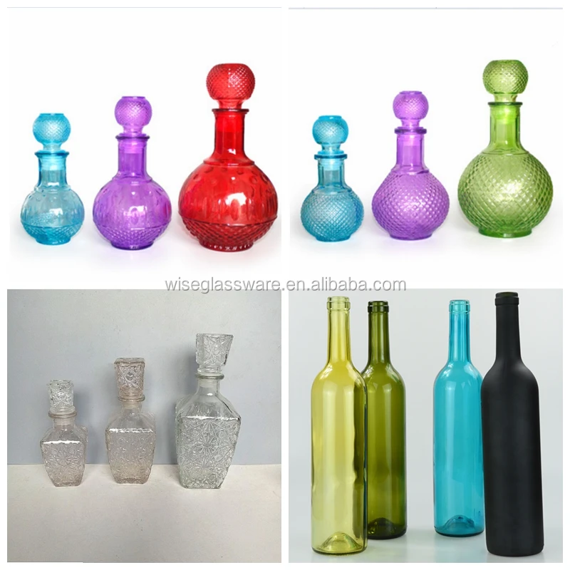 Wholesale Thin Tall Round Glass Wine Bottle Cork Small Wine Bottle For Cold Drinking 200ml 350ml