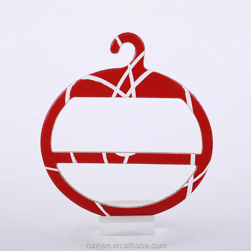 Eco Friendly Cardboard Scarf Hangers Multi Season With Printing Logo And Starch Glue