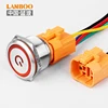 25mm SPST 12volt led lighted DPDT mini push button switch for garbage disposal