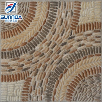 40x40cm Popular Indoor Bathroom Or Garden Outdoor Flooring Pebble Pavement Look Ceramic Glazed Tiles Made In 40x40cm Popular Indoor Bathroom Or Garden Outdoor Flooring Pebble Pavement Look Ceramic Glazed Tiles Made In