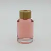 wood bamboo hole cap 24/410 reed diffuser cap 2 oz round glass bottle 60ml bamboo essential oil diffuser