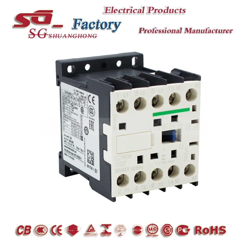 Cjx2(lc1-k) Ac Contactor Lc1k0910m7 Lc1k0610m7 Coil Voltage 220v 12v Dc ...