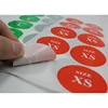 Wholesale labels S M L XXL size clothing labels