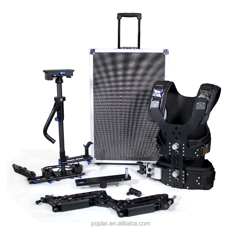 POPLAR Pro Kit Steadycam Set II + Stabilizer+Double Arm Vest Stabilizer