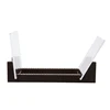 Custom countertop disc holder wood base Acrylic CD stand rack display