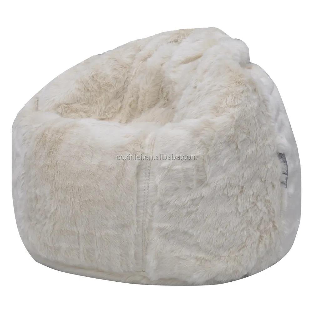 Faux Fur Beanbag Pouf Bean Bag Sofa Covers Furniture Lazy Product On Alibaba