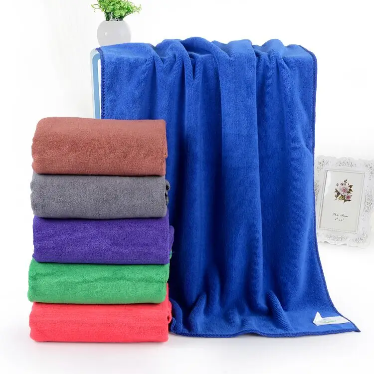 China factory wholesale custom size logo 400 GSM microfiber car cleaning towels