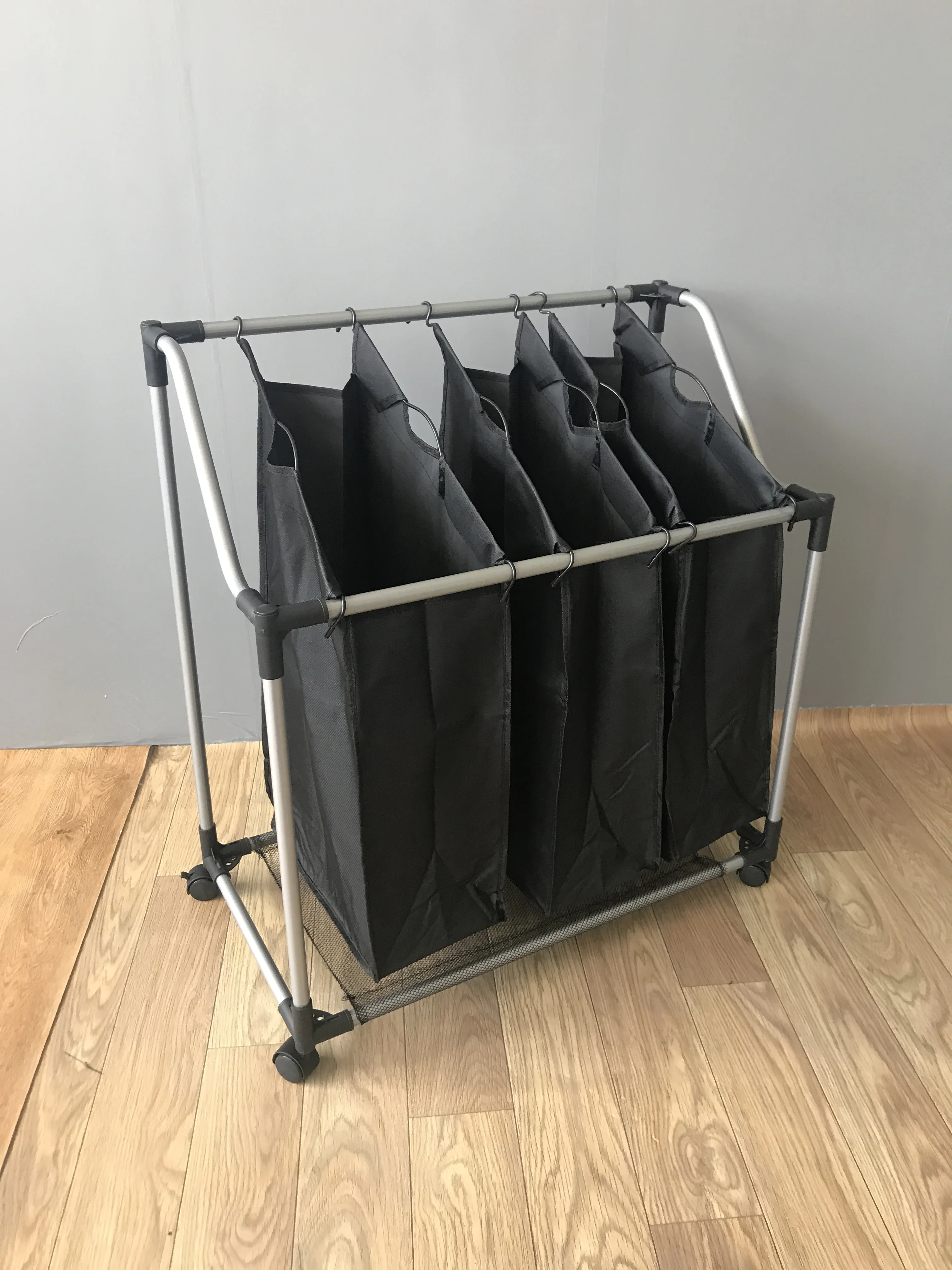 Metal Laundry Cart With Wheels / Hotel Laundry Cart / Folding Laundry Carts Buy Laundry Basket