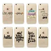 Summer Beach Positive Instagram Quote Soft Clear Phone Case For iPhone 11 Pro Max 7 7Plus 6S 6Plus 8 8Plus X XS Max