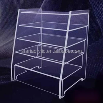 Layered Clear Acrylic File Rack Acrylic File Stand Plexiglass