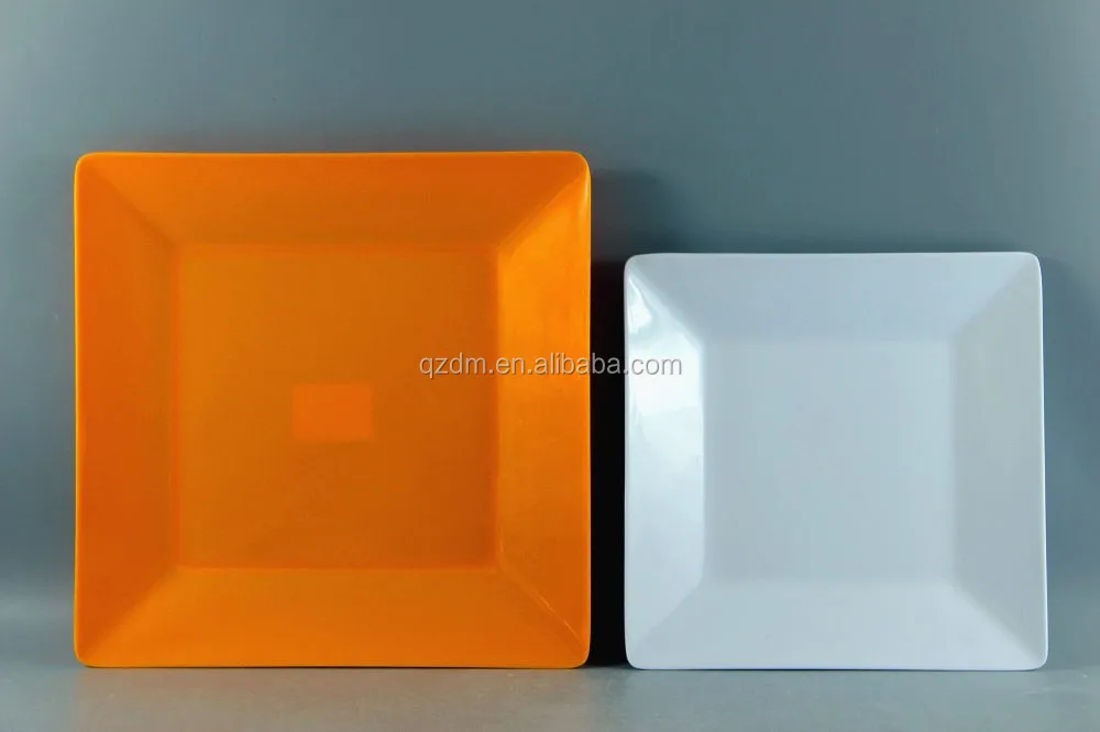 Solid Melamine Square Plate Square Dish