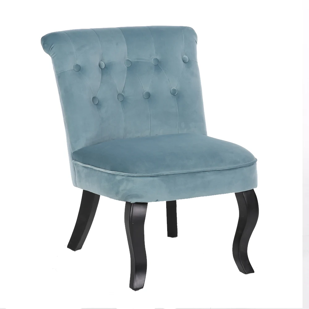 velvet fabric leisure chair living room chairs wooden chair navy blue  chairs fabric living chair  buy living room chairfabric chairwood chair