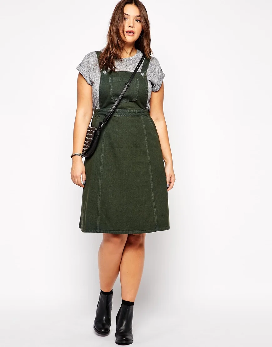 Ladies denim pinafore dress Skinny, straight, or slim, find your perfect jeans fit in the boohoo denim collection. Work the hot-right-now high waist in mom jeans and baggy boyfriend styles, and take your blues to the next level with punk badges and rock 'n' roll rips.