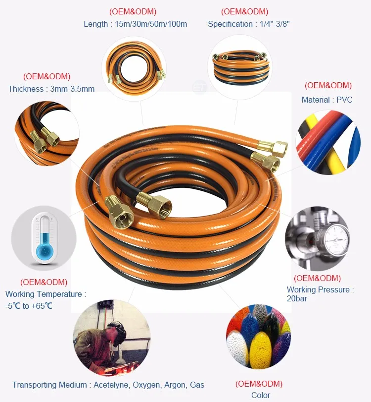 oxygen hose color