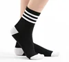 White color two lines fashionable school couple socks