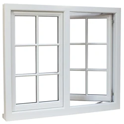 Cheap Price 3 Panel Triple PVC Casement Window