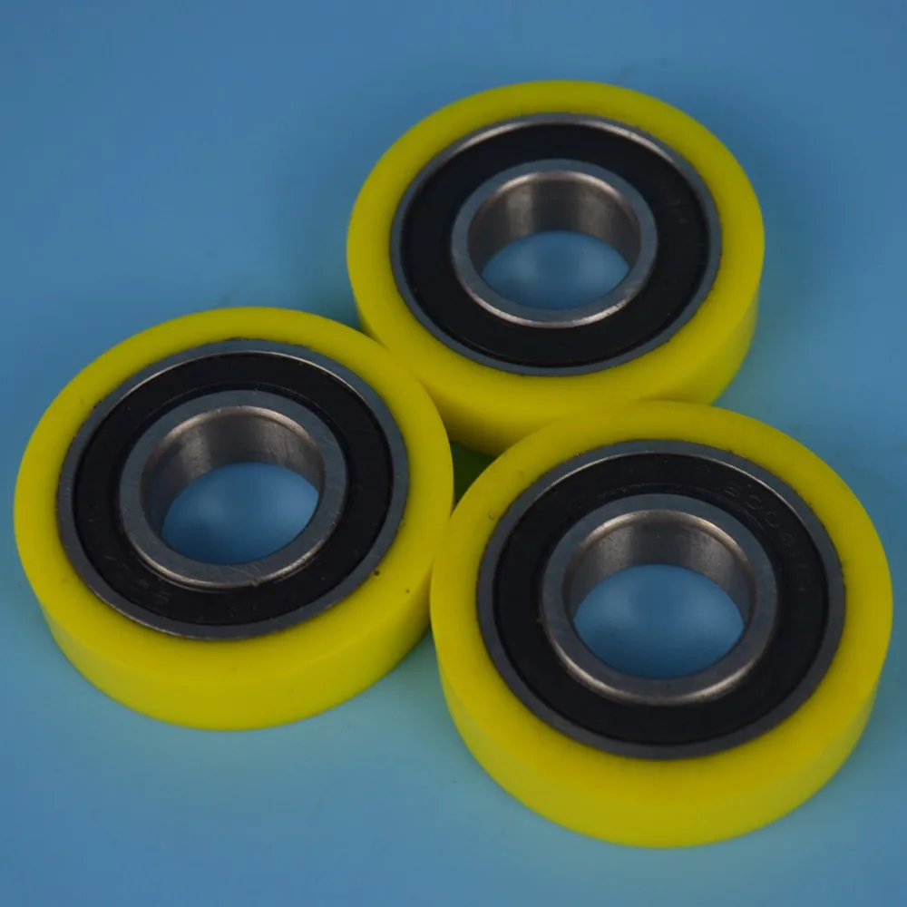 High Quality Single Row Polyurethane Rubber Coated Deep Groove Ball
