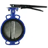 Bundor 2 Inch Rubber Seat Wafer Style Ductile Iron Body Butterfly Valve Manufacturer