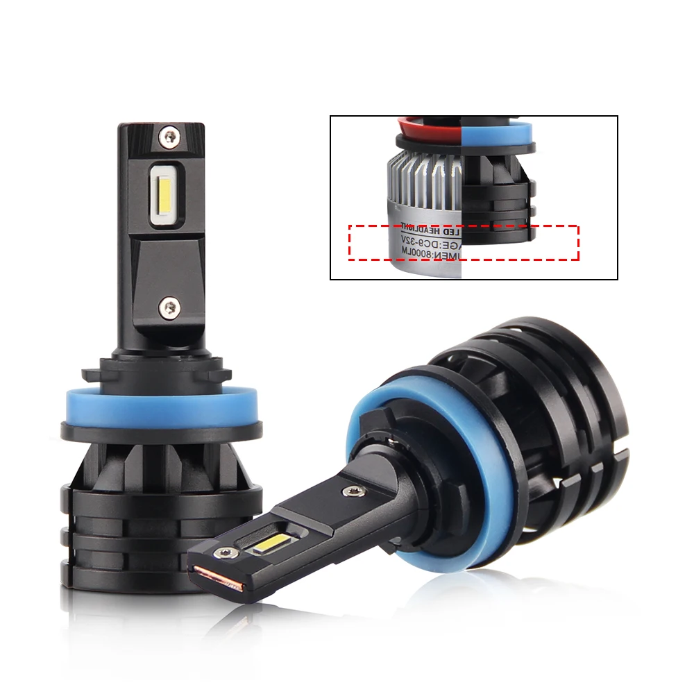 auto accessories  M2 30W H11 H13 9006 H7 9005 small size super slim h4 Led  Headlight kit for car