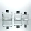 home decoration clear dropper glass perfume diffuser bottle
