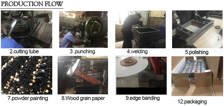 small metal side table