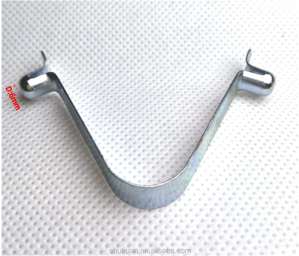 Factory Manufacture High Quality 65mn Steel U Shape Zinc Plating Double