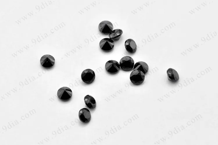 Factory Wholesale Good Price Large Stock Natural Black Sapphire Gemstones