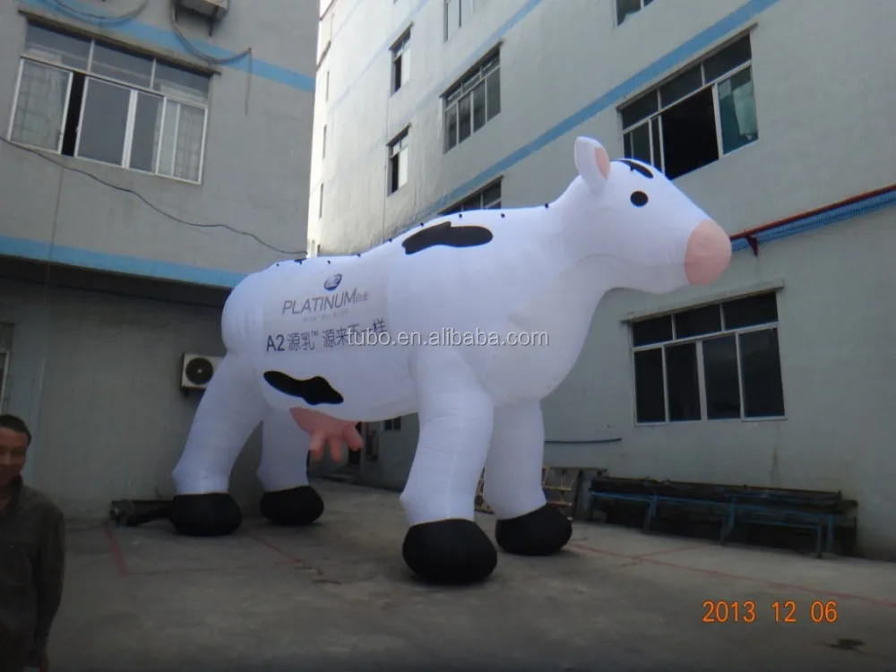 Giant Inflatable Advertising Milka Cow/large Inflatable Cow Balloon For