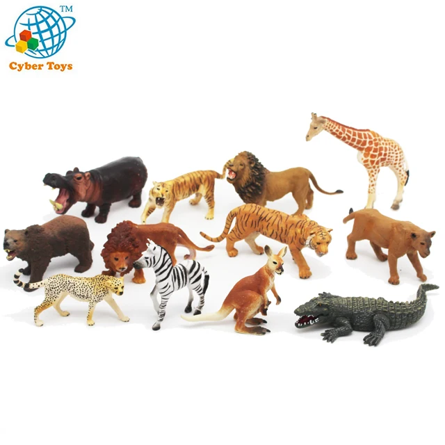 jungle animal toy set