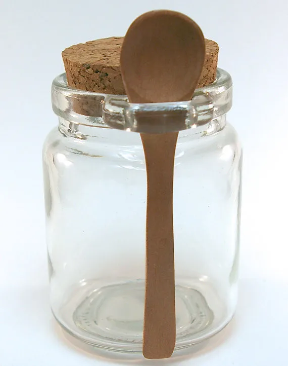 Cheap Wholesale Clear Seasoning Glass Jar With Spoon Buy Seasoning