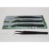 high class eyelash extension tweezers case with rubber handle
