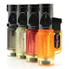Plastic 3 jet 1300 flame torch lighter creative personality BBQ Random Color