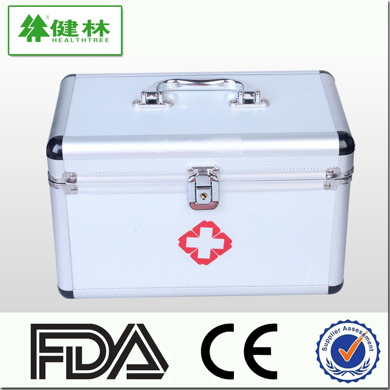 Aluminum First-aid Kit Box / Emergency Medical Kit Box 