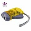 Hand press flashlight two lamp LED light