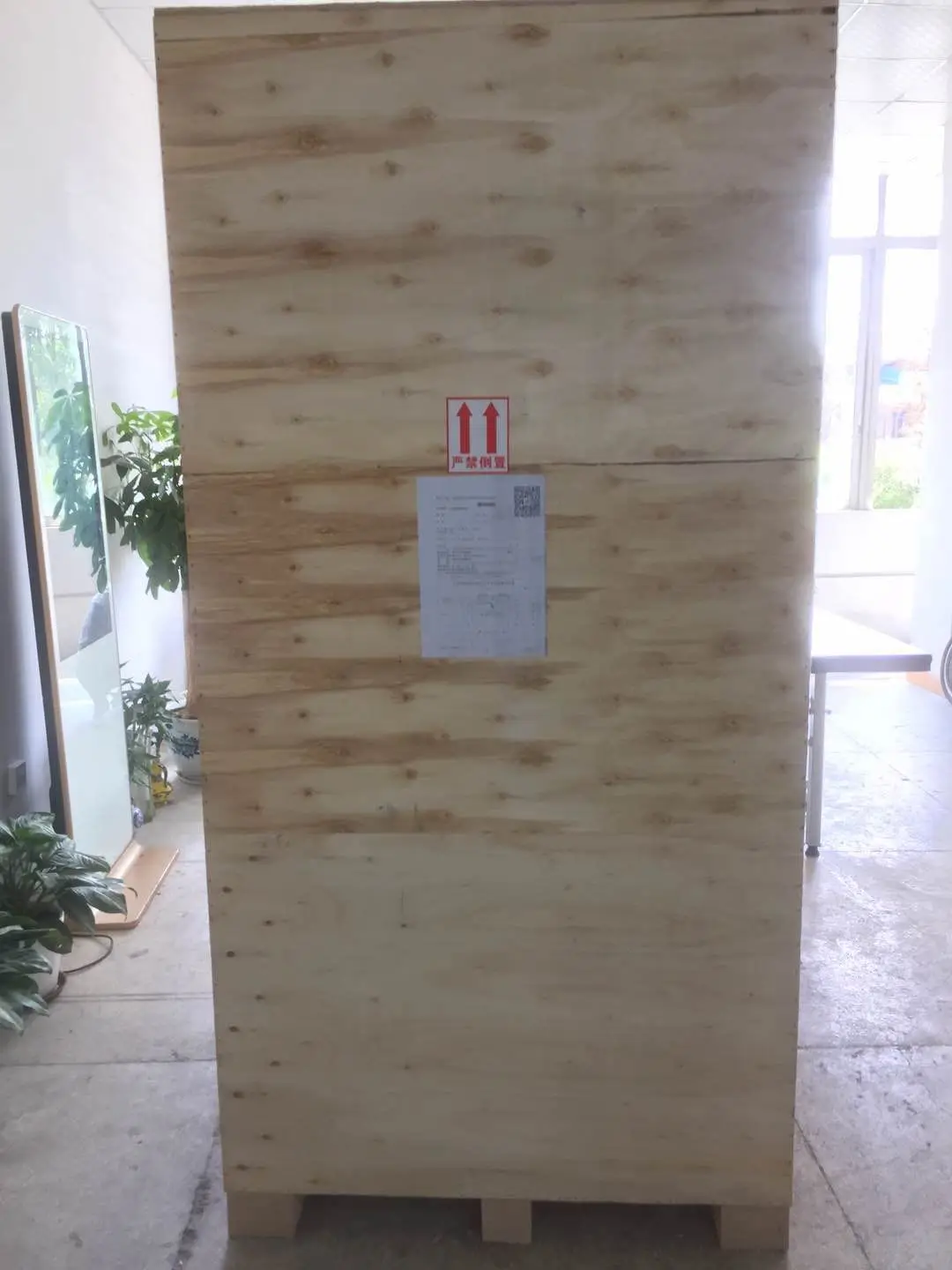 packing with wood