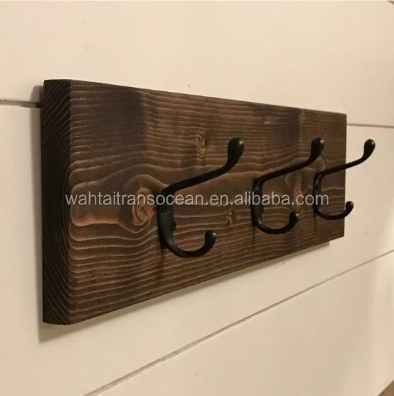 Rustic Wooden Coat Rack Wood Wall Hooks Entryway Storagewall Rustic Wooden Coat Rack Wood Wall Hooks