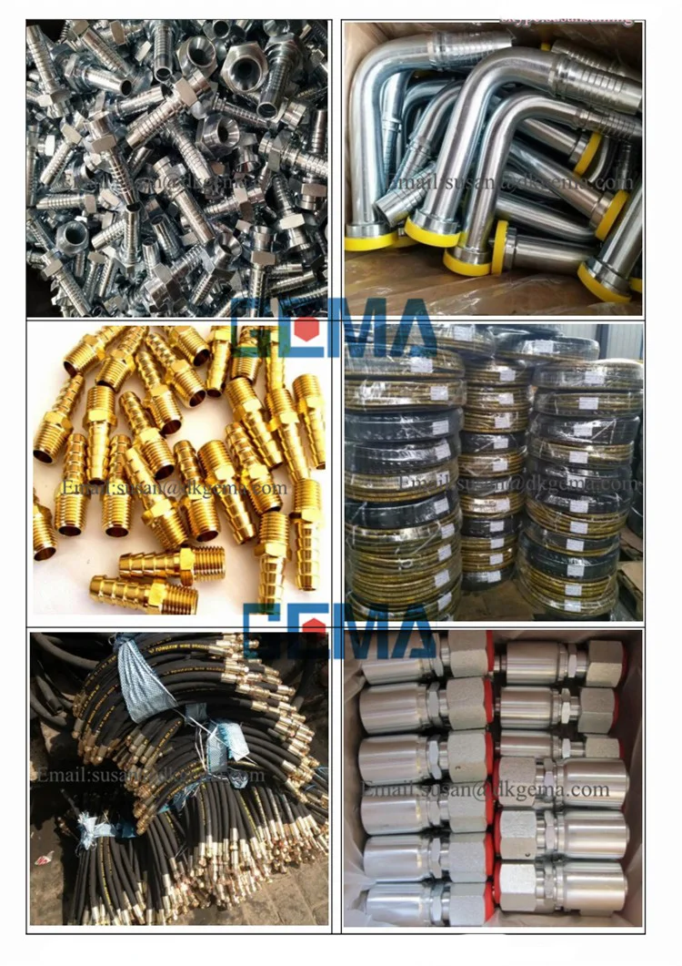 Carbon Steel Stainless Steel Ferrule 00110 Crimping Hydraulic Hose