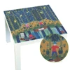 FUNLIFE Peasant Painting Peel & Stick Art Decal Eco-Friendly PVC Waterproof Lack Table Sticker for Home Modification LK028
