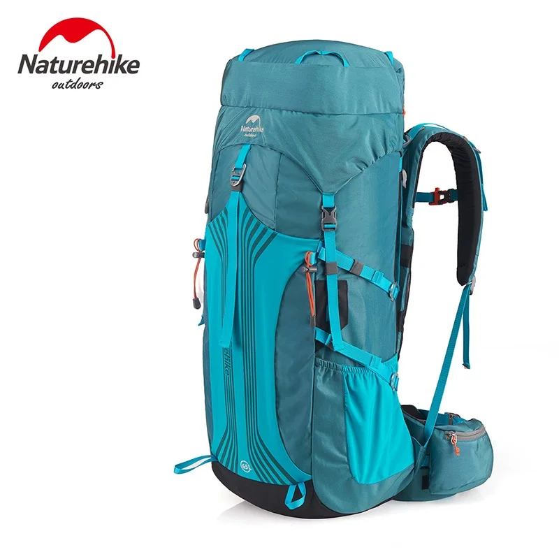 Naturehike 65l Professional Mountaineering Backpack Large Capacity Trekking Backpack Hiking