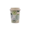 organic natural Reusable Coffee Travel Mug with Lids, 15 Oz Bamboo Fiber Beverage coffee travel Cup