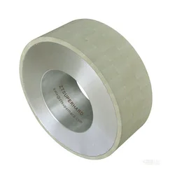 Ceramic bond diamond bruting wheel
